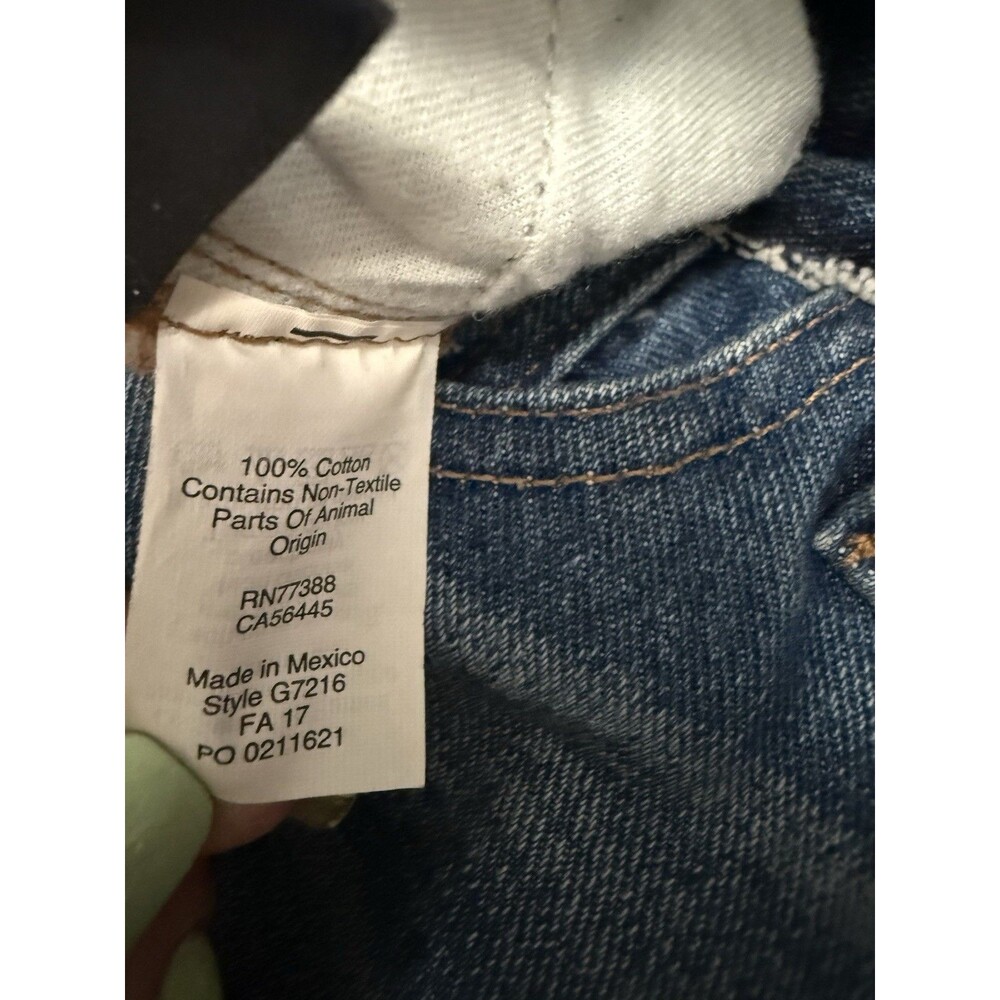 Madewell Retro Crop Bootcut Jeans Women’s 28 Knee-Rip Edition Raw Hem Sold Out - Picture 10 of 10